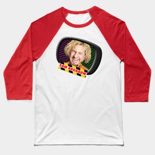 Sammy Hagar / Max Headroom Mashup Baseball T-Shirt